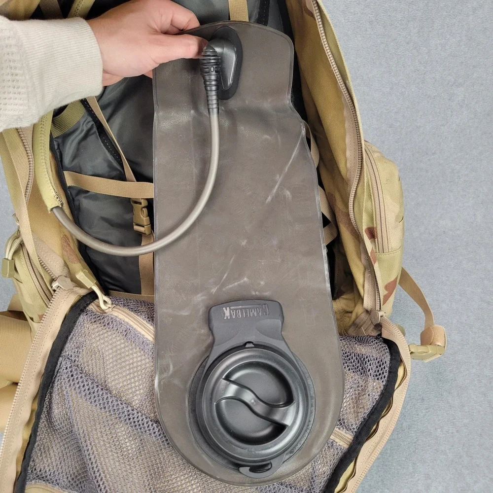 CamelBak Maximum Gear Tactical Backpack Mens XL Desert Camo Hydration Pack MOLLE